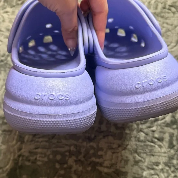 Crocs Women’s Platform Clog - Purple - Picture 3 of 4